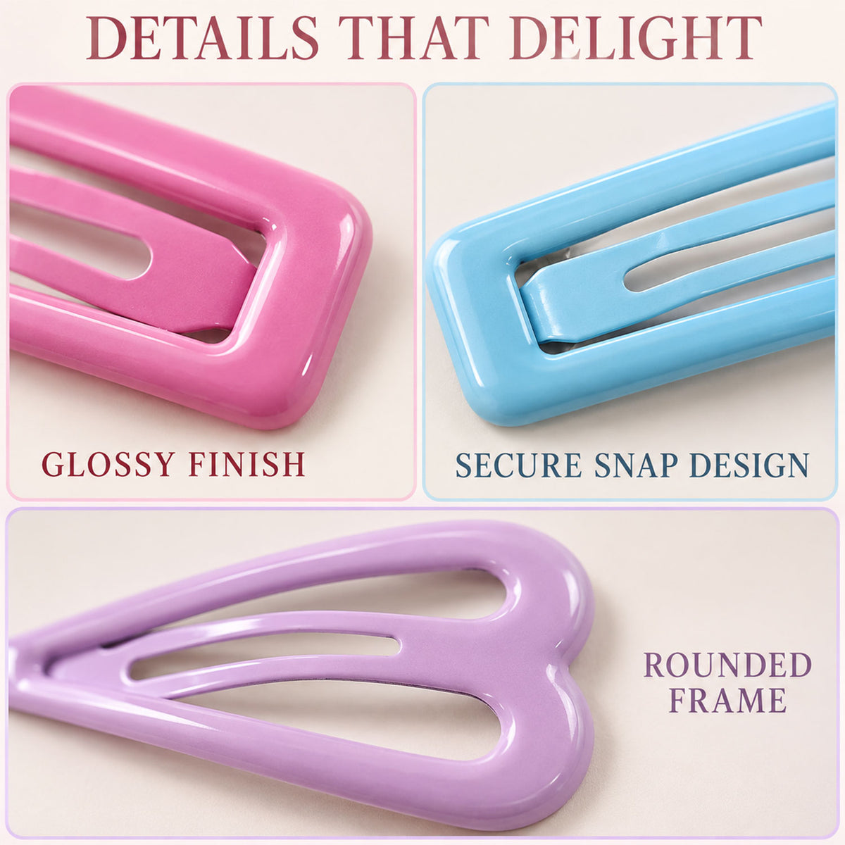 Hair pins feature view