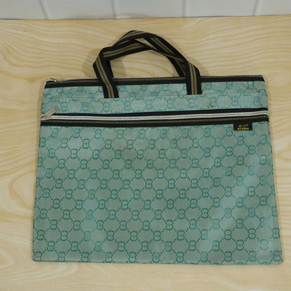 Carry Bag with Dual Handles and Zip Closure for Work Files and Daily Use (1 Pc)