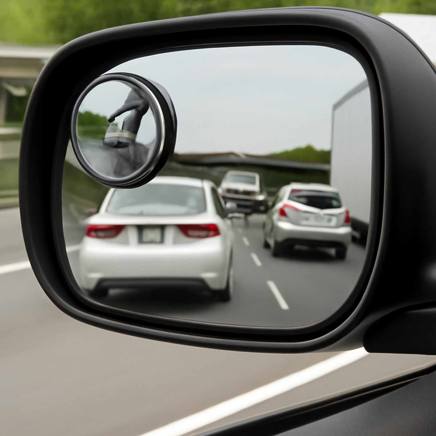 360° Adjustable Blind Spot Mirror for Car Side Rearview (2 Pc)