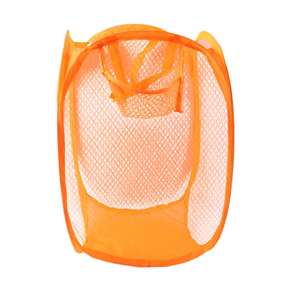 Foldable Pop-Up Mesh Laundry Basket Hamper (1 Pc)
