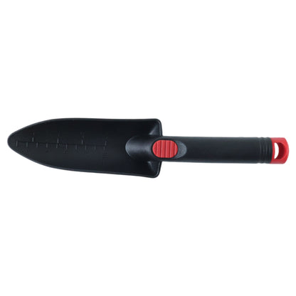 Planting trowel with scoop blade
