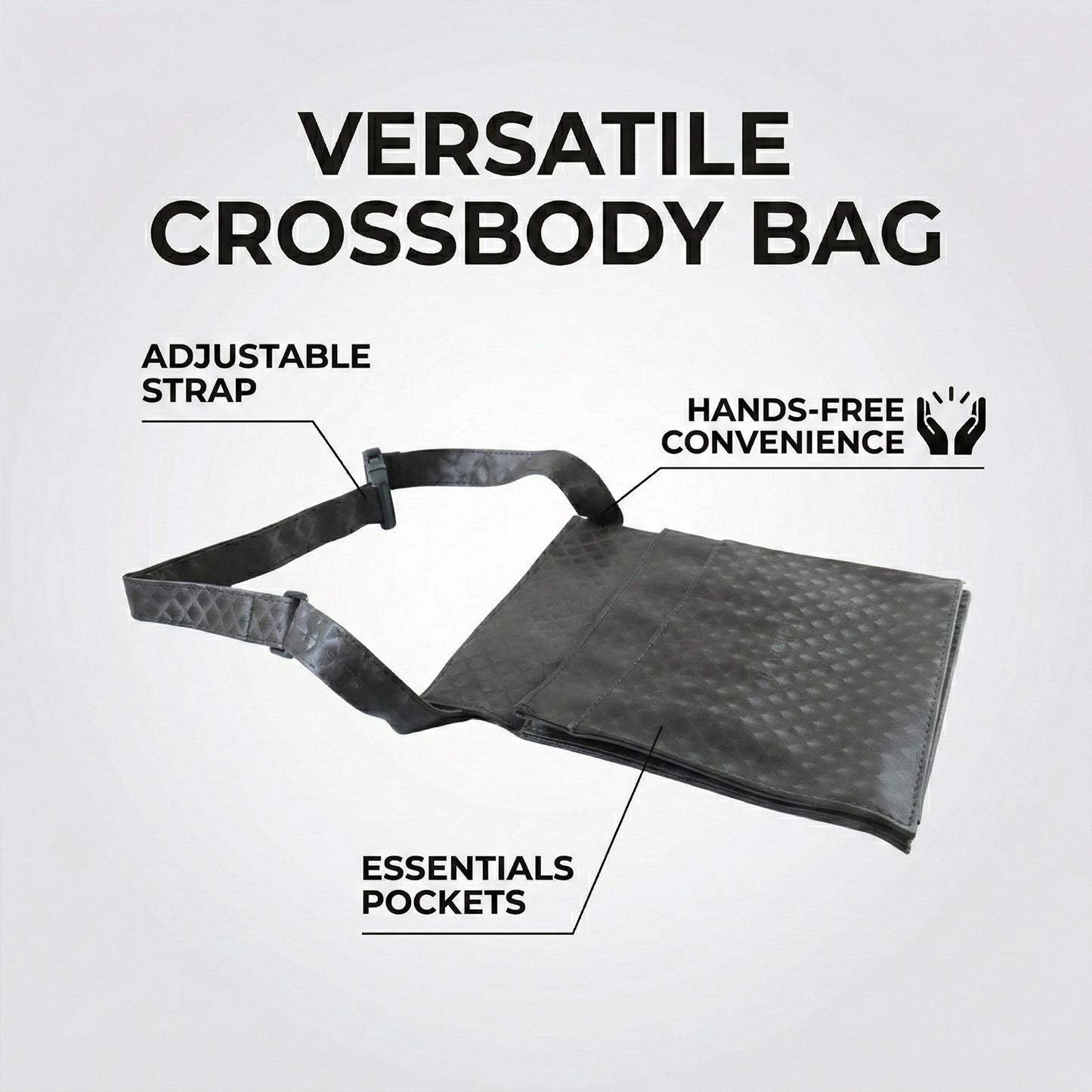 Compact multipurpose sling bag