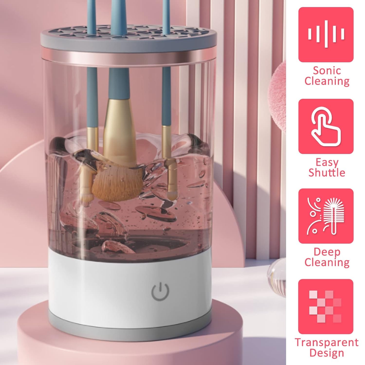 Automatic Makeup Brush Cleaner Fast Electric Brush Cleaner  (1 Pc)