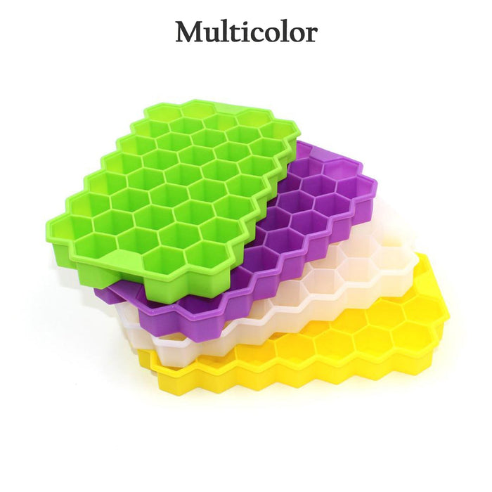 Silicone Ice Cube Trays 32 Cavity Per Ice Tray [Multi color]
