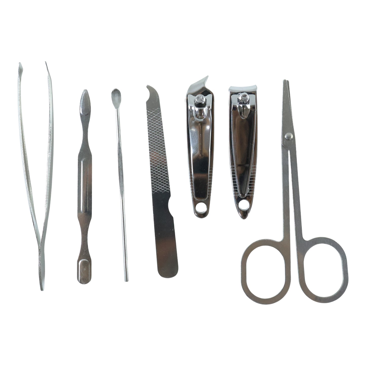 Nail Care Kit Tools Organized in Protective Case