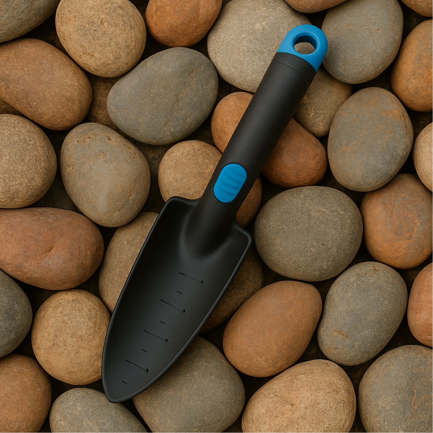 Plastic Heavy Duty Garden Hand Trowel with Measurement Marks (1 Pc)
