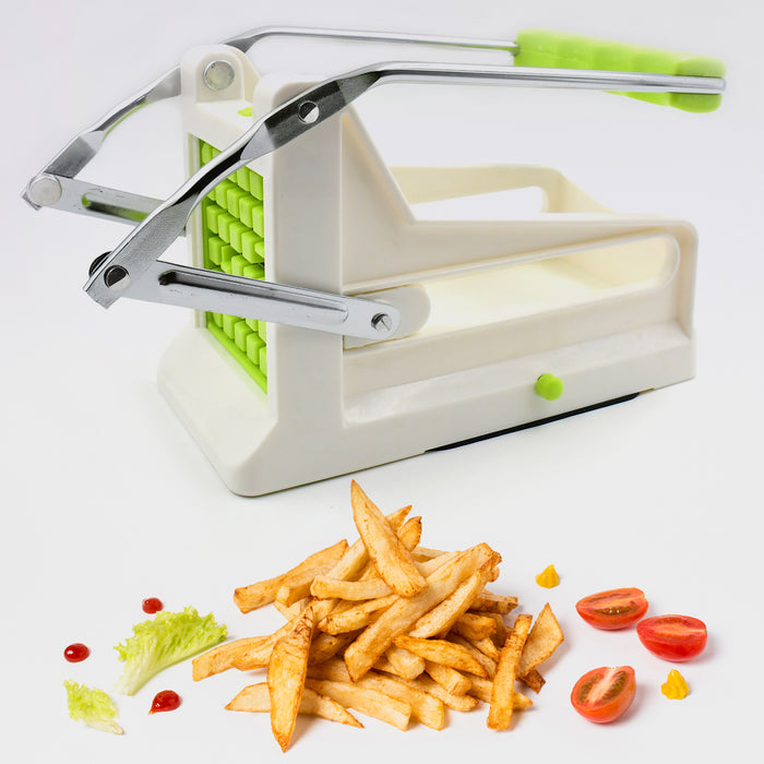 French Fry Cutter, Great with Vegetables, Potato Fries Cutter Professional Vegetable Cutter Stainless Steel Cutter Potato, Onions, Carrots, Cucumbers, Fruits Potato Cutter (1 pc)