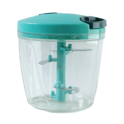 Sturdy ABS plastic body of the 6 Blade Manual Food Chopper