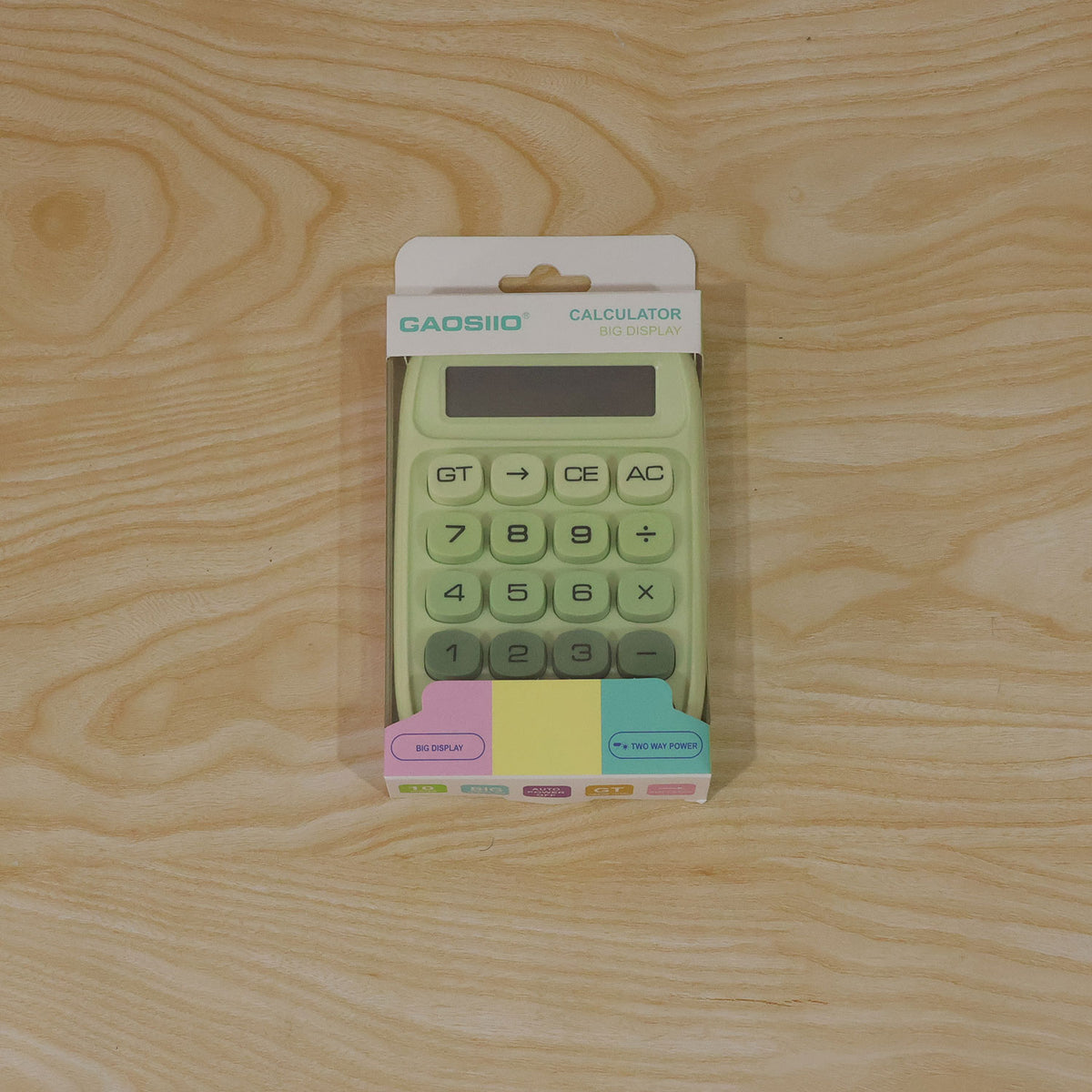 Mechanical Switch Desktop Calculator with Large Keys and LCD Display (1 Pc)