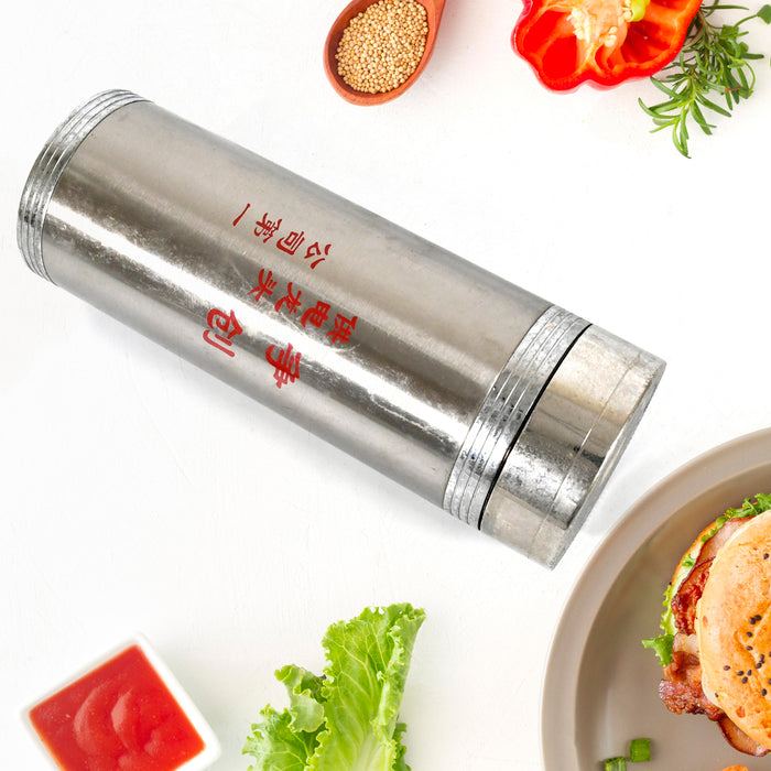 8391 Stainless Steel Vacuum Flask Insulated Water Bottle With Straw For Sports And Travel , STAINLESS STEEL SPORTS WATER BOTTLES, BPA FREE AND LEAK PROOF CAP AND STEEL BOTTLE SILVER, STEEL FRIDGE BOTTLE FOR OFFICE/GYM/SCHOOL (350ML / Approx)
