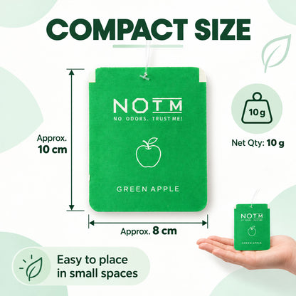 Green Apple Hanging Air Freshener Gel – Long Lasting Fruity Fragrance