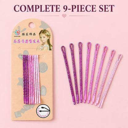 Metal Hair Pins Glitter Finish - 06.jpg