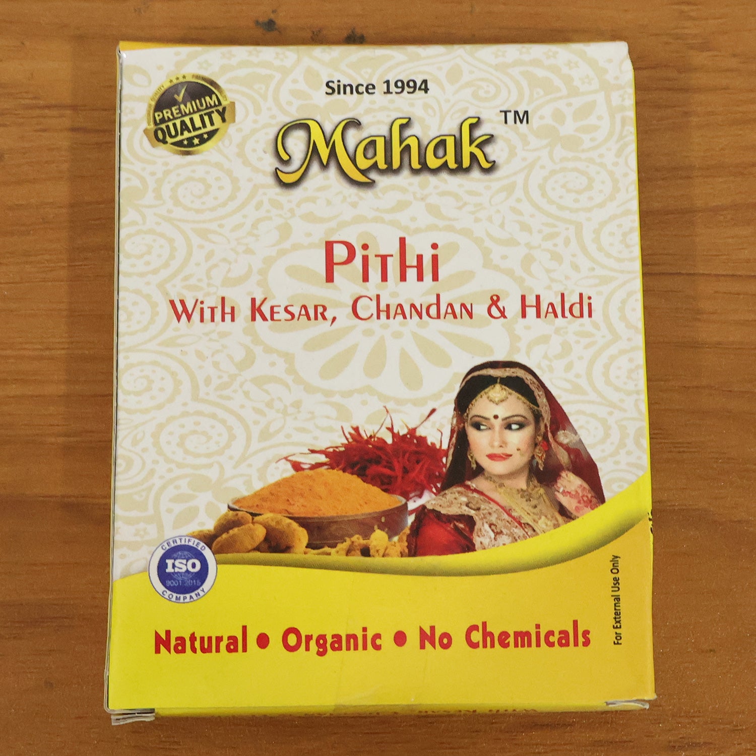 Traditional Face and Body Mahak Pithi – 40 gm