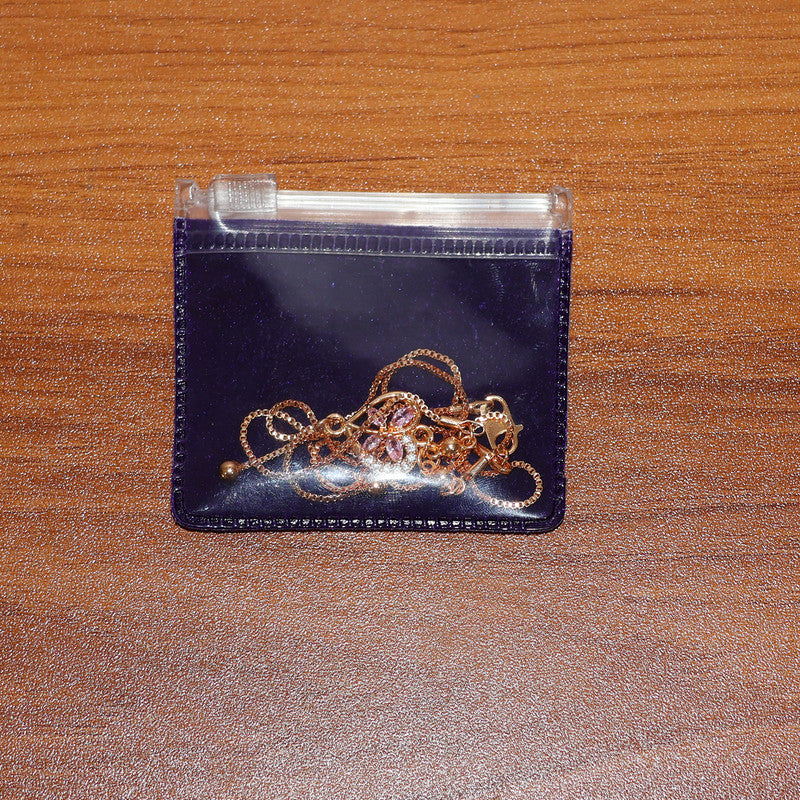 Heart Charm Drop Pendant Necklace – Elegant Gold-Plated Chain with Pink Stones