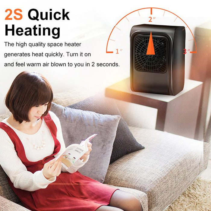 Room Heater 220V Brown Box Heater For Office & Bedroom Use Heater