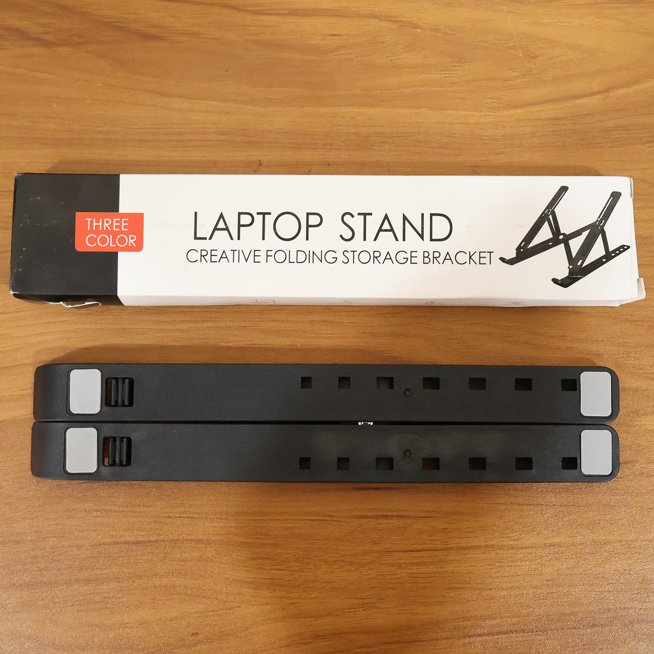 Adjustable Laptop Stand | Ergonomic Foldable Laptop Holder for 10–17 Inch Laptops, Portable Aluminum Desktop Stand with Adjustable Height & Viewing Angle for Home, Office & Travel - Silver - Image 7