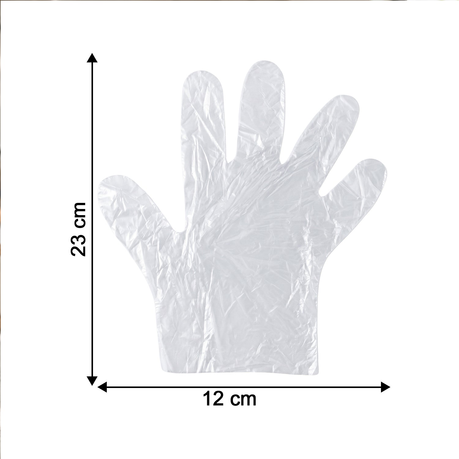 Disposable gloves close-up view