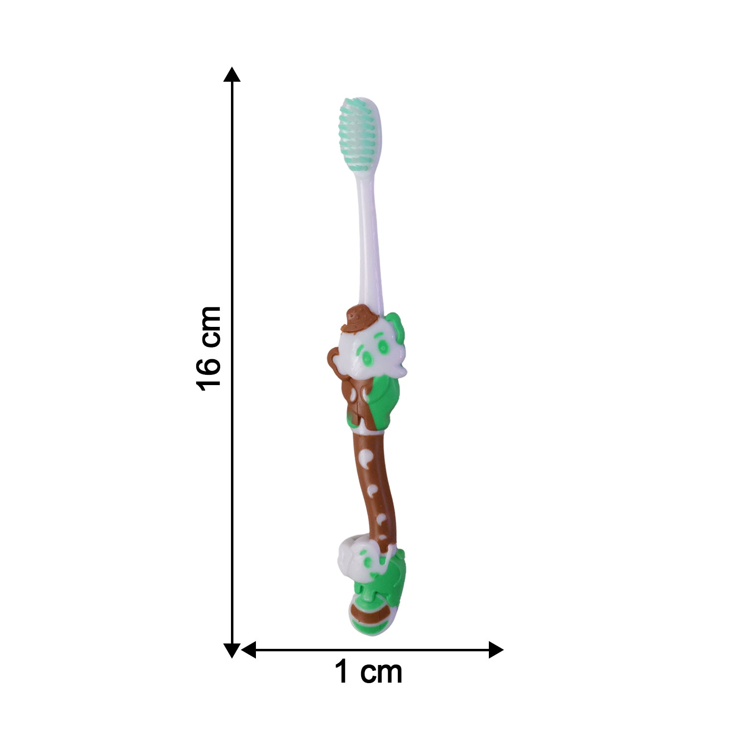 Unboxed kids toothbrush and ball toy set components