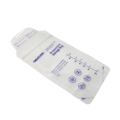 FERVENT Breastmilk Storage Bag, clearly showing its double zipper seal.