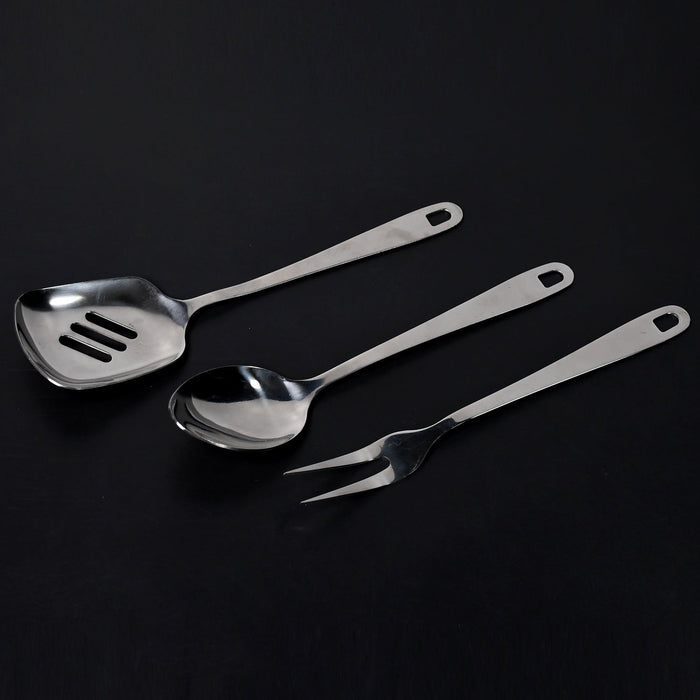 Premium High-Quality 3-Piece Serving & Cooking Spoon Set