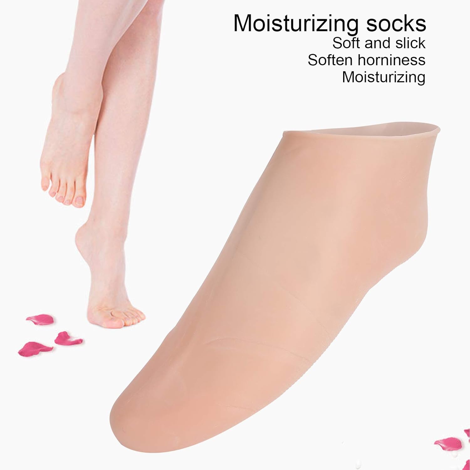 Silicone Soft Moisturizing Socks (1 Pair)