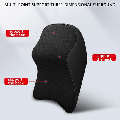 Vehicle headrest neck pain relief pillow