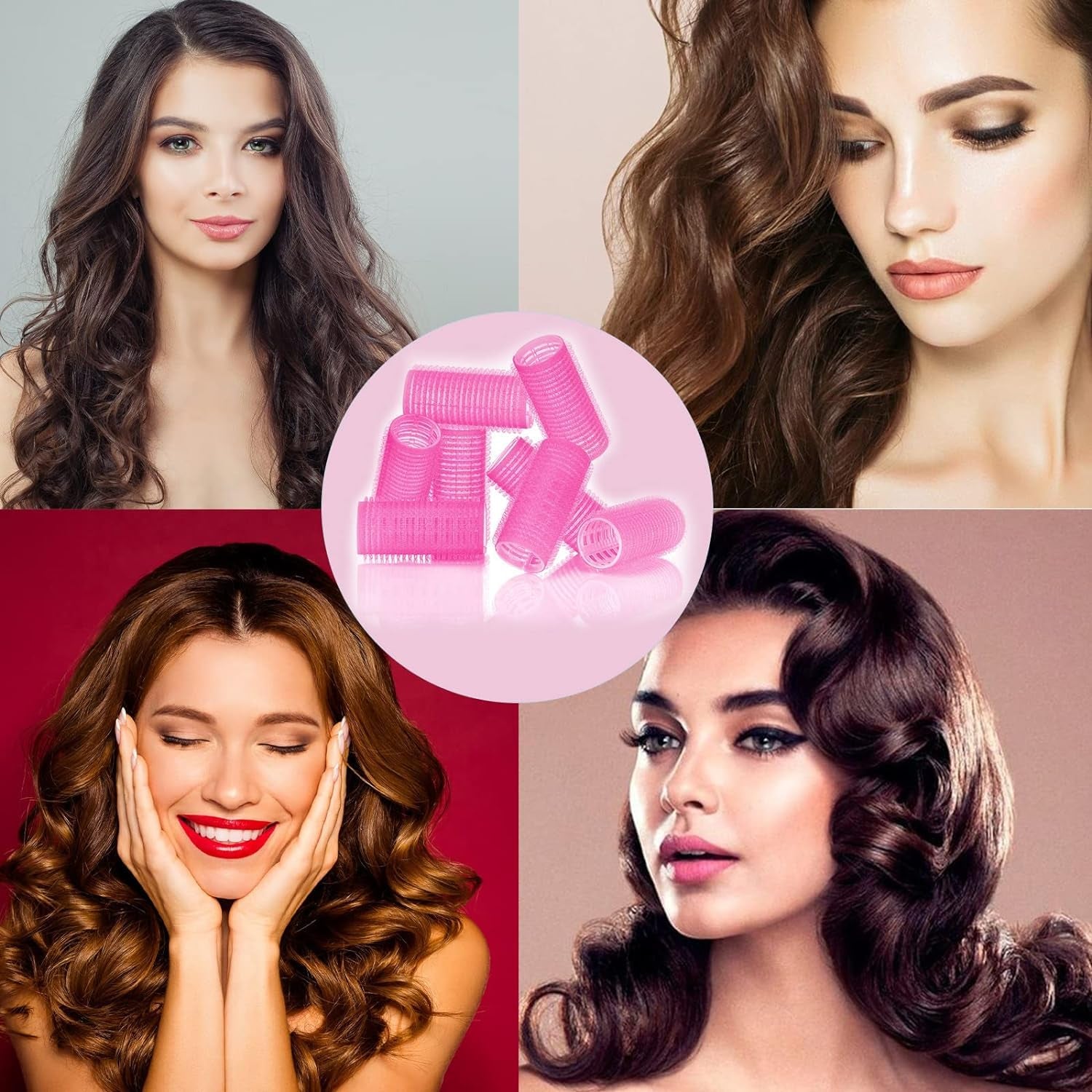 Premium Self-Grip Hair Rollers (6 Pc / Set )