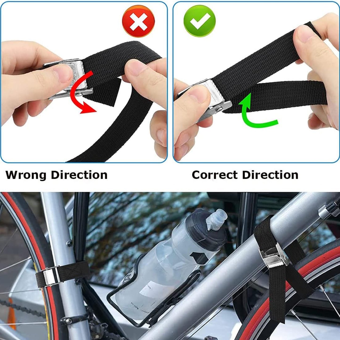 Heavy-Duty Luggage Tie Down Strap Set – (2 Pc / 75 cm)