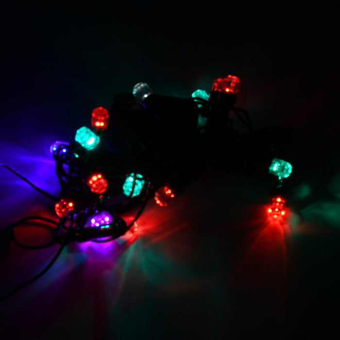 3Mtr Home Decoration Diwali & Wedding LED Christmas String Light Indoor and Outdoor Light ,Festival Decoration Led String Light, Multi-Color Light 8mm (15L 3 Mtr)