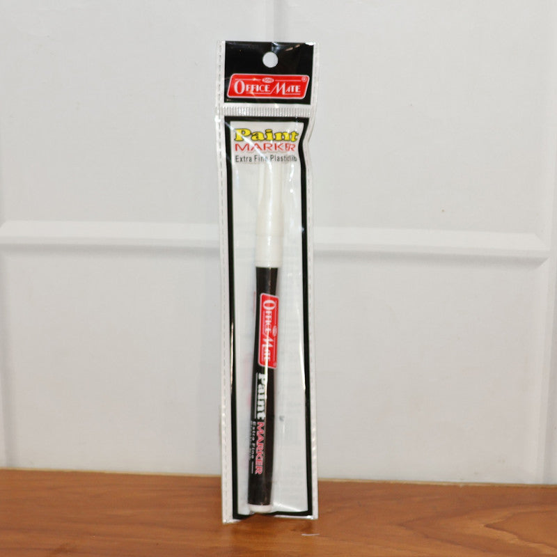 White Paint Marker Pen – Extra Fine Tip for Permanent Marking on All Surfaces