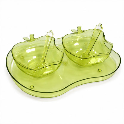 Apple Shape Serving Set – 2Pc Dinnerware | Indo Glow