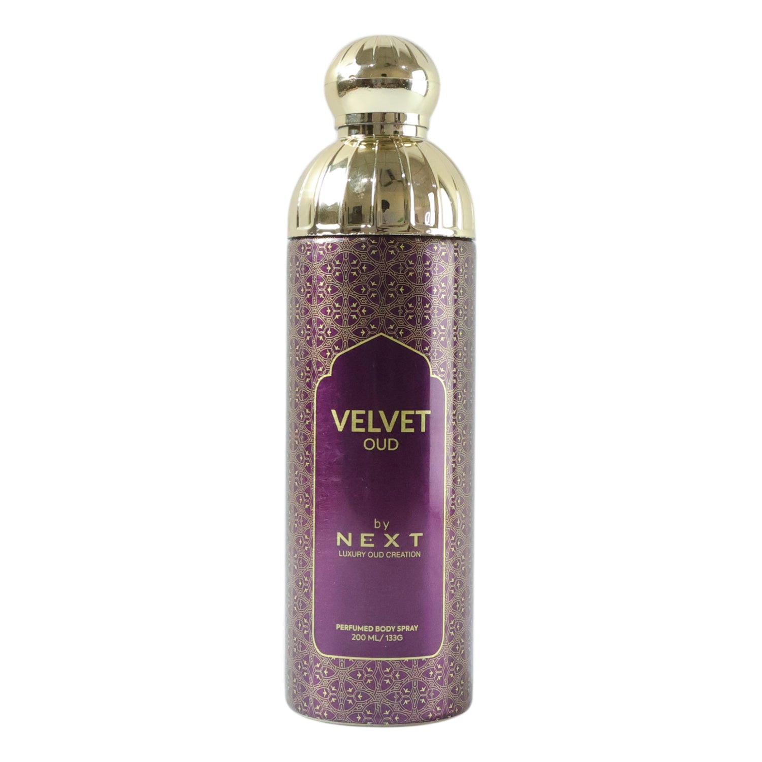 Next Velvet Oud perfume deodorant bottle view