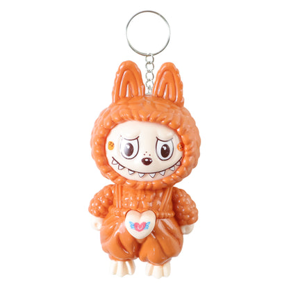 Cartoon Character Face Changing Toy With Key Holder, Keychain (1 Pc)