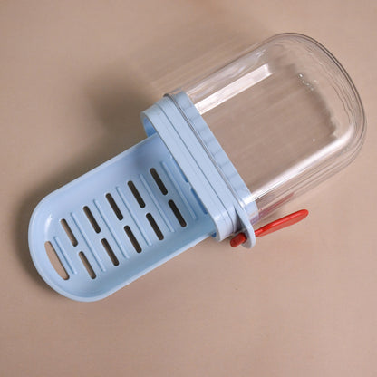 Multifunctional Soap Box with Drain Tray and Lock Clip, Sabudani (1 Pc)
