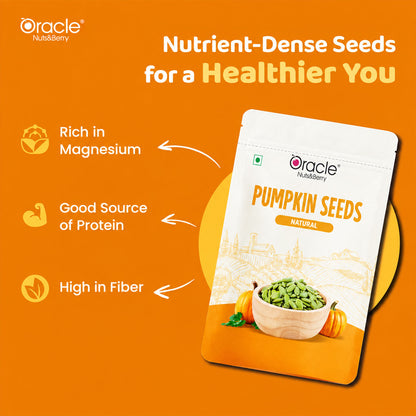 Pumpkin Seeds Premium Pure Raw Natural Seeds Full of Protein Rich Goodness (250g)