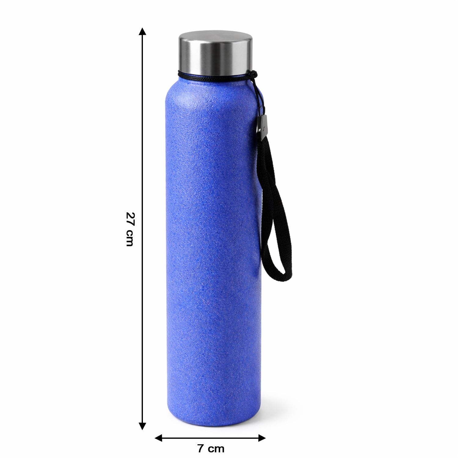 Custom Classic Stainless Steel Water Bottle Blue Color (1000 ML, 1 Pc)