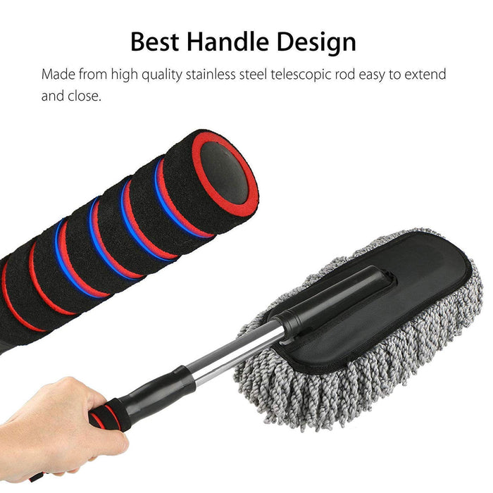 Car Dust Brush – Gentle and Efficient Cleaning Tool for Interior and Exterior (1 Pc)