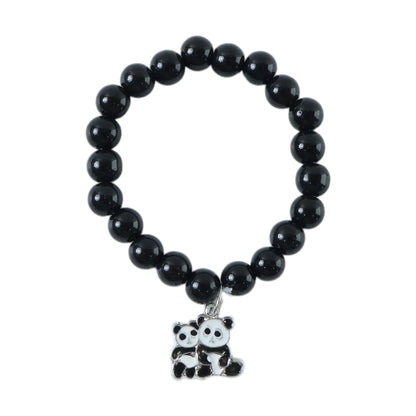 Premium Multicolor Pastel Bead Stretch Bracelet (1 Pc)