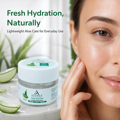 Aloe Vera Gel – Pure Hydrating Herbal Nourishment for Skin & Hair