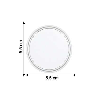 Car side mirror with blind spot mirror attached