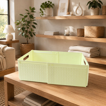 Foldable Storage Box Collapsible Organiser Crate 48x23.5 Cm (1 Pc)