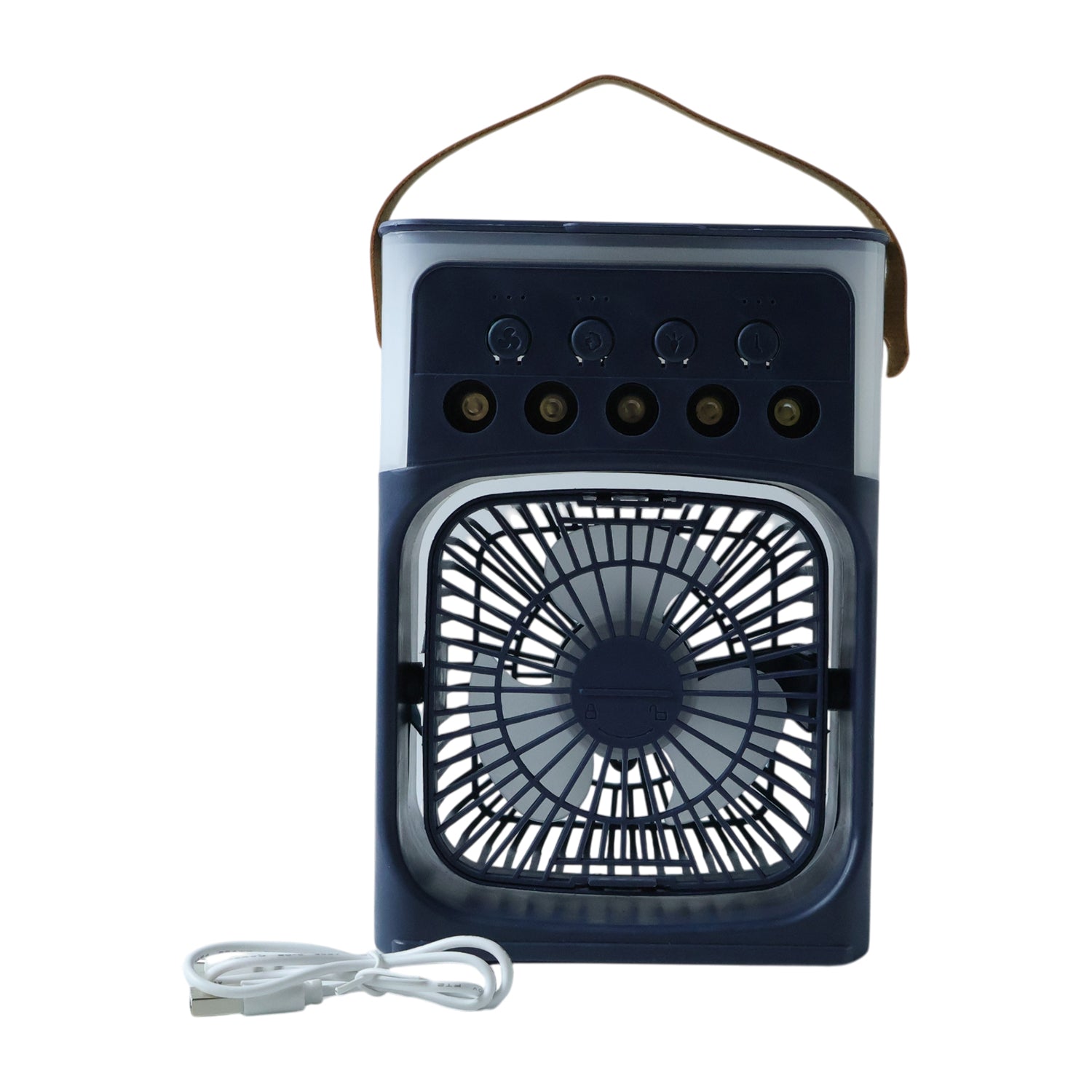 portable personal air cooler fan with water tank