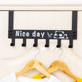 Over Door Hook Rack – 6 Heavy-Duty Carbon Steel | Indo Glow