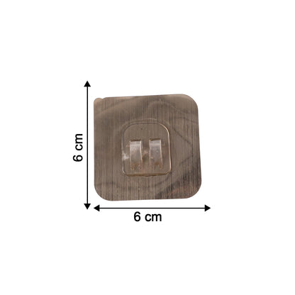 Wall hook hanging a towel