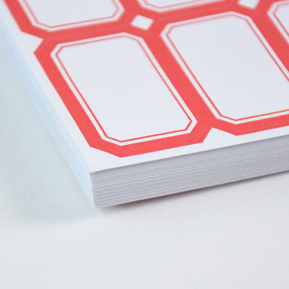 Multipurpose Writable Blank Label Sticker Sheets (50 Sheet)