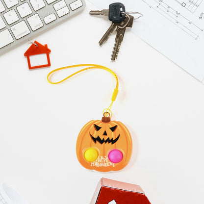 Silicone Push Bubble Fidget Keychain Toy (1 Pc)