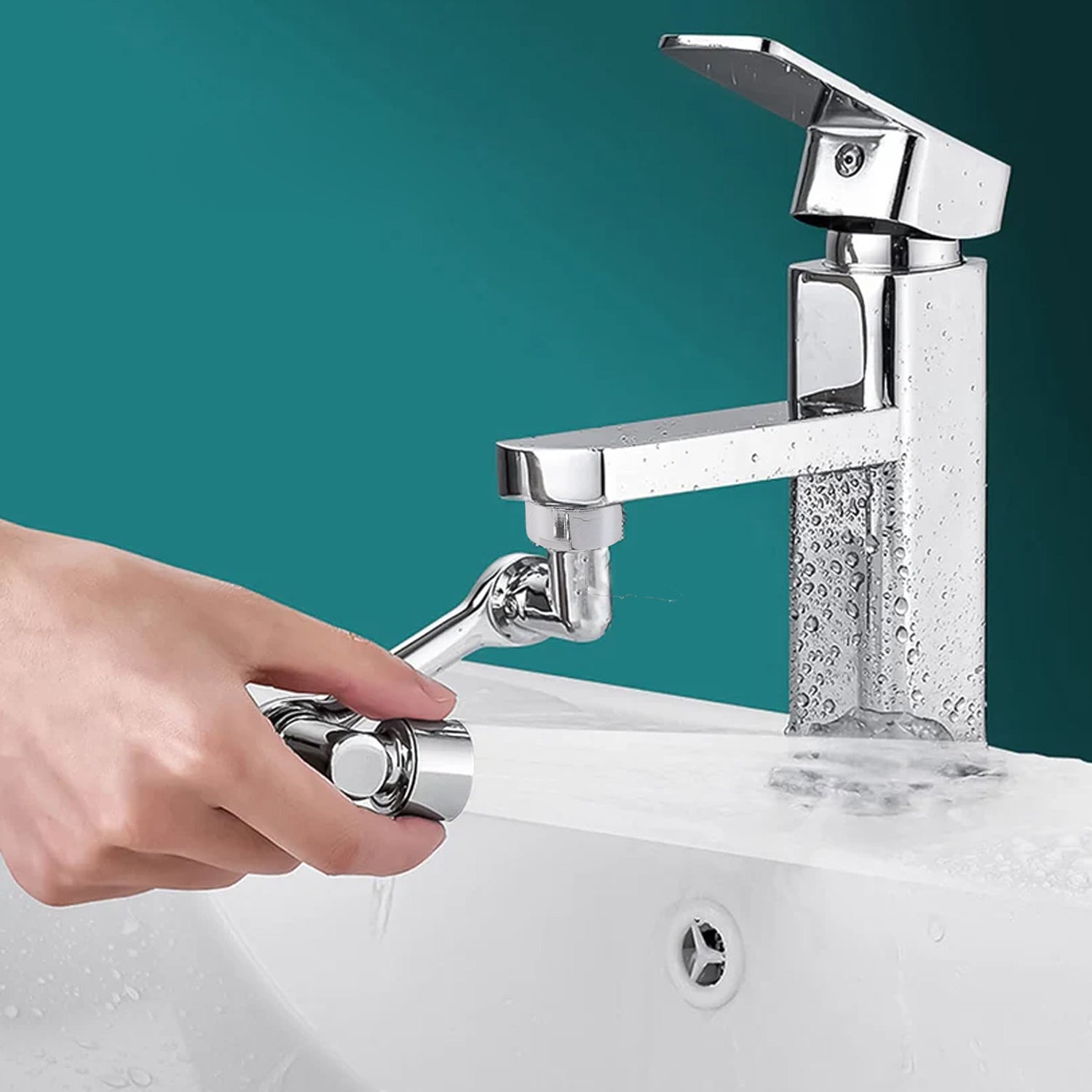 Universal Faucet Extension Splash-Proof Nozzle (1 Pc)