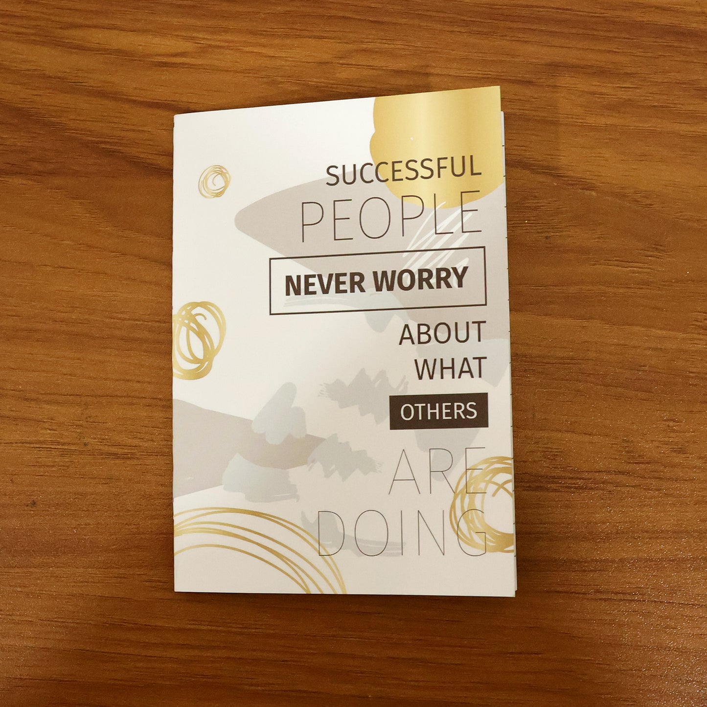 Notebook being used for writing notes