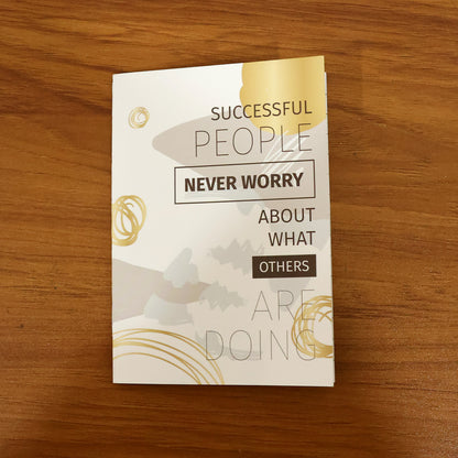 Notebook being used for writing notes