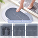 Soft floor mat for quick drying and comfort